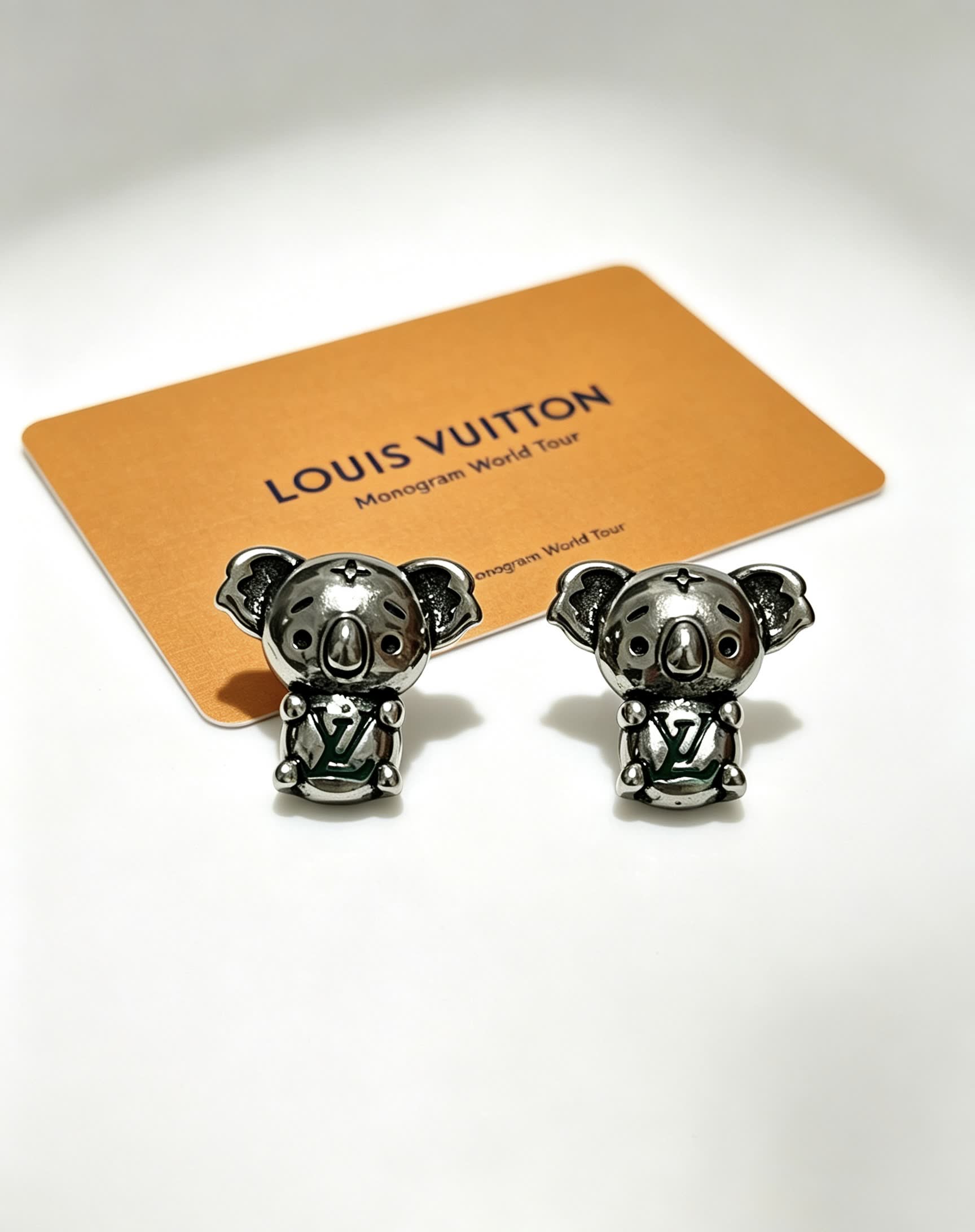 Louis Vuitton Koala Stud Earrings Louis Vuitton Koala Stud Earrings